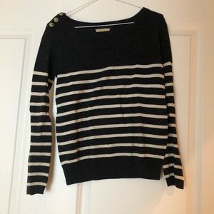 Wilfred free striped sweater with buttons